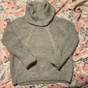 Marled knitted sweater